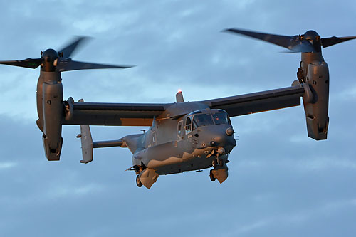 Hélicoptère à rotors basculants CV22 Osprey de l'USAF