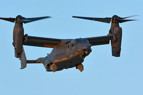 Hélicoptère à rotors basculants CV22 Osprey de l'USAF