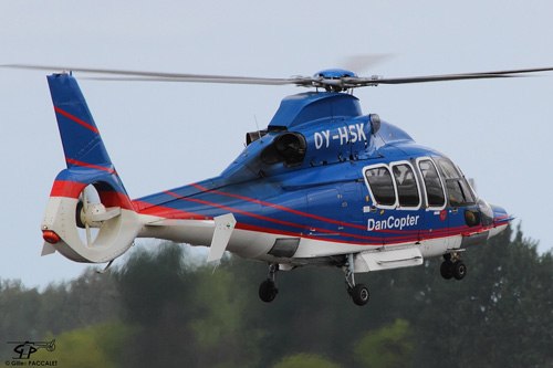 Hélicoptère EC155 OY-HSK de DANCOPTER