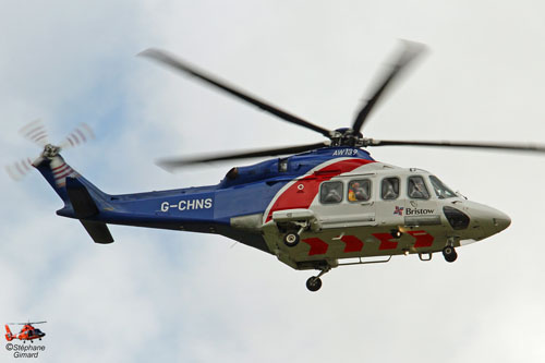 Hélicoptère AW139 G-CHNS de BRISTOW