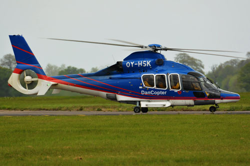 Hélicoptère EC155 OY-HSK de DANCOPTER