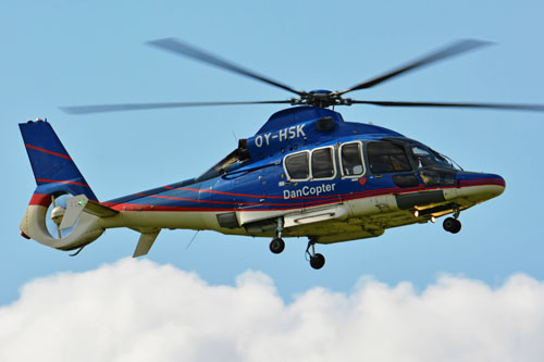 Hélicoptère EC155 OY-HSK de DANCOPTER