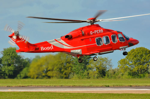 Hélicoptère AW139 G-PERB de BOND OFFSHORE HELICOPTERS