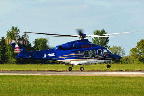 Hélicoptère AW139 G-VINC de BOND OFFSHORE HELICOPTERS