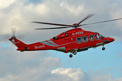 Hélicoptère AW139 G-PERA de BOND OFFSHORE HELICOPTERS