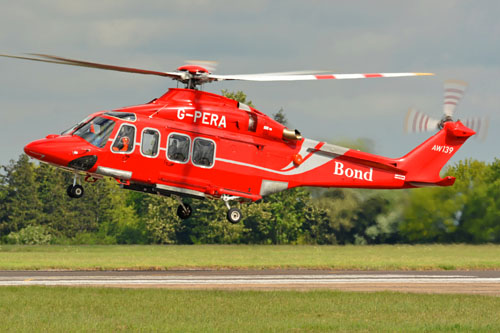 Hélicoptère AW139 G-PERA de BOND OFFSHORE HELICOPTERS