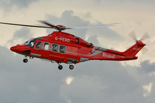 Hélicoptère AW139 G-PERD de BOND OFFSHORE HELICOPTERS