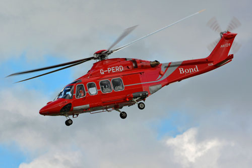 Hélicoptère AW139 G-PERD de BOND OFFSHORE HELICOPTERS