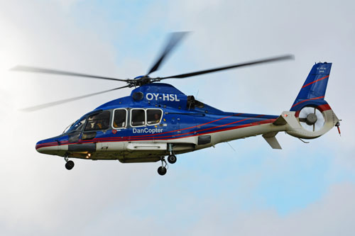 Hélicoptère EC155 OY-HSL de DANCOPTER