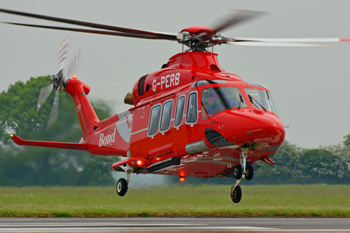 Hélicoptère AW139 G-PERB de BOND OFFSHORE HELICOPTERS