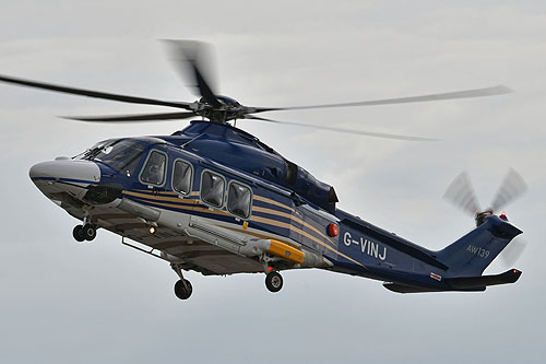 Hélicoptère AW139 G-VINJ de BABCOCK / BOND