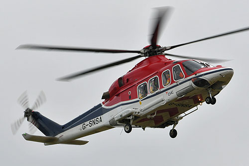 Hélicoptère AW139 G-SNSA de CHC