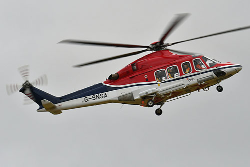 Hélicoptère AW139 G-SNSA de CHC