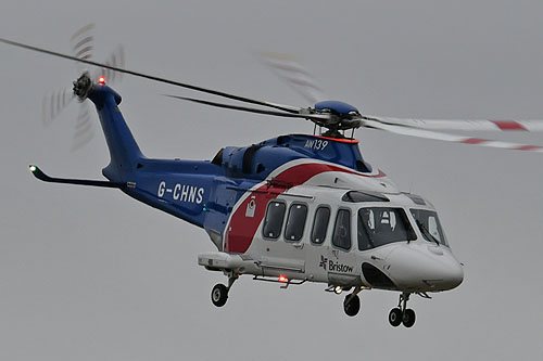 Hélicoptère AW139 G-CHNS de BRISTOW