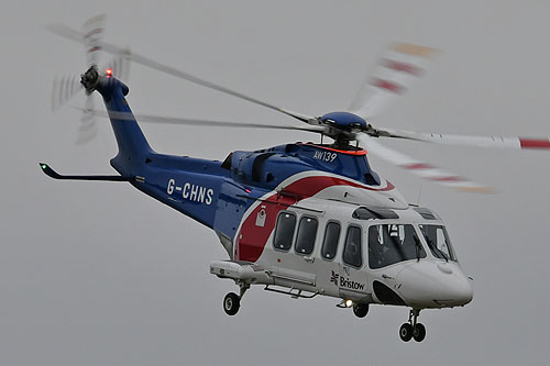 Hélicoptère AW139 G-CHNS de BRISTOW