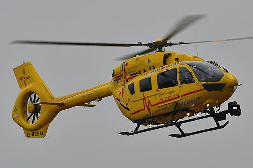 Hélicoptère H145 G-RESU d'East Anglian Air Ambulance