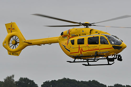 Hélicoptère H145 G-RESU d'East Anglian Air Ambulance