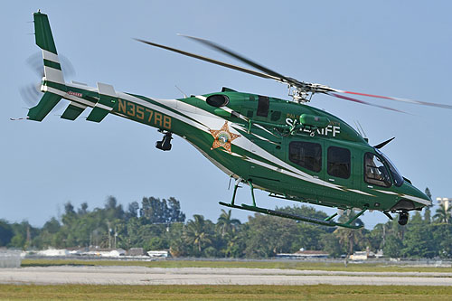 Hélicoptère Bell 429 N357RB du PBSO (Palm Beach Sheriff's Office)