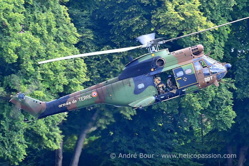 French Army SA330 Puma helicopter