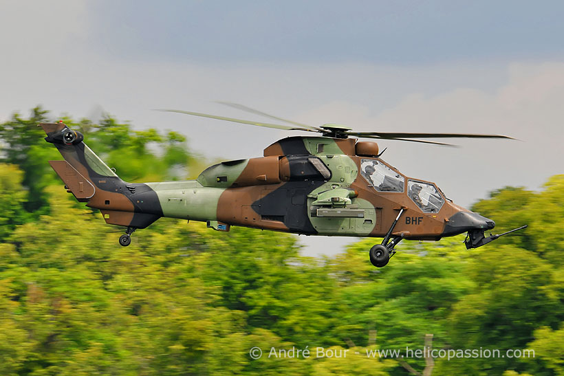 French Army EC665 Tiger HAD attack helicopter