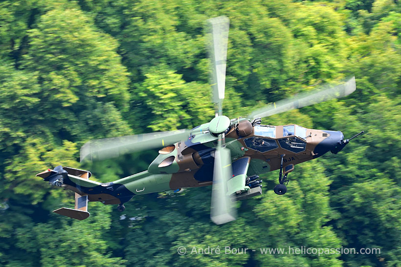 French Army EC665 Tiger HAD attack helicopter