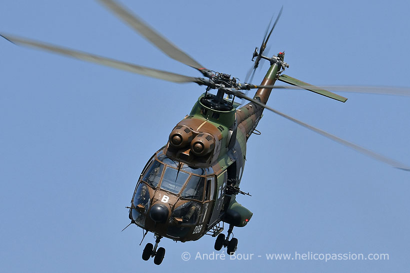 French Army SA330 Puma helicopter