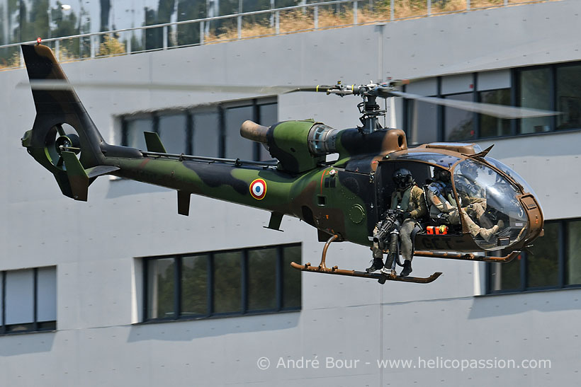 French Army SA342 Gazelle helicopter