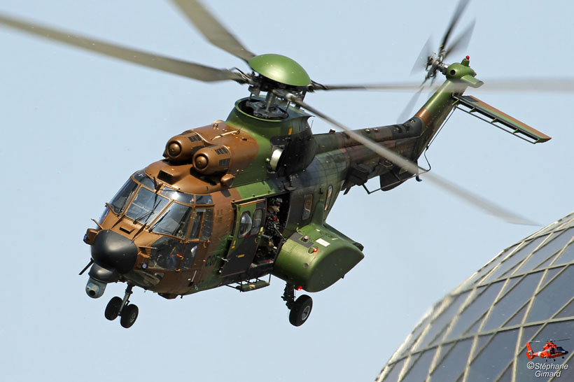 French Army SA342 Gazelle helicopter