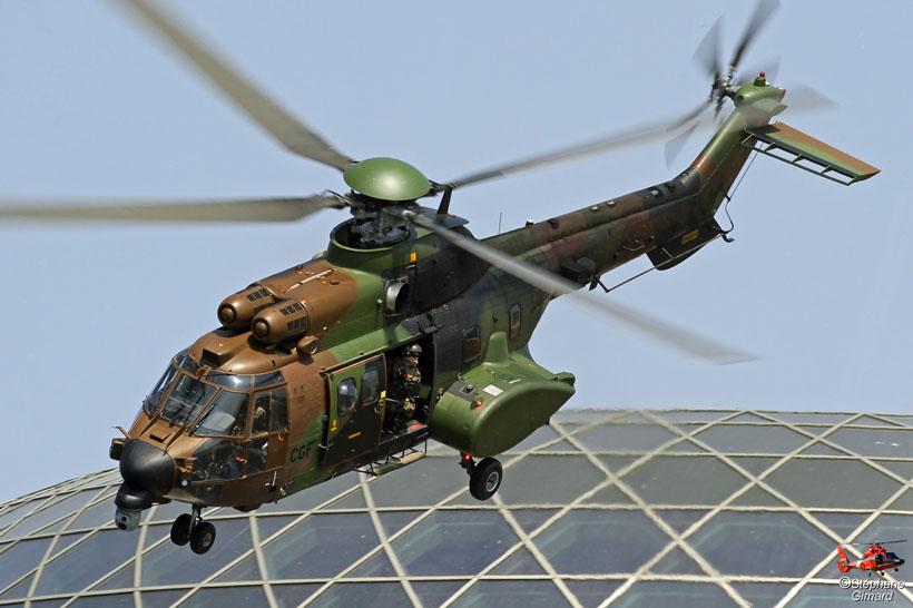 French Army SA342 Gazelle helicopter