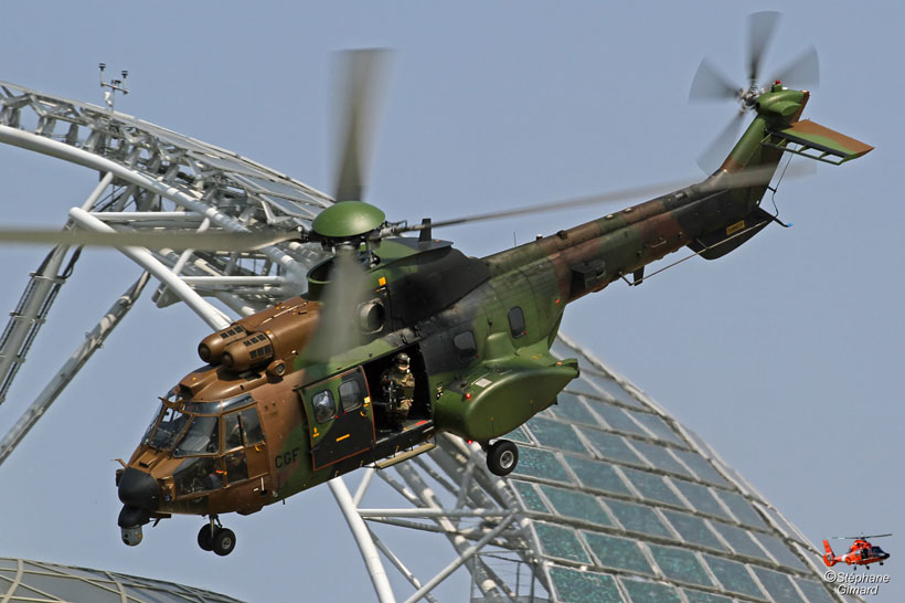 French Army SA342 Gazelle helicopter