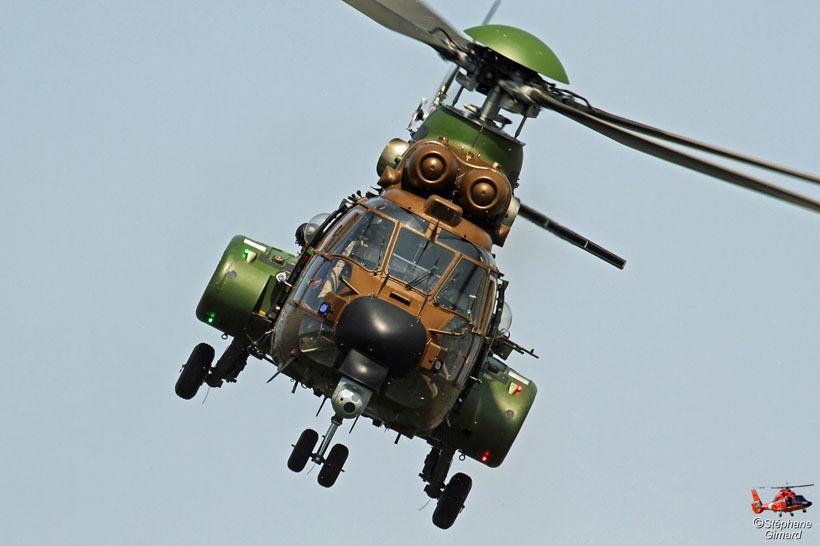 French Army SA342 Gazelle helicopter