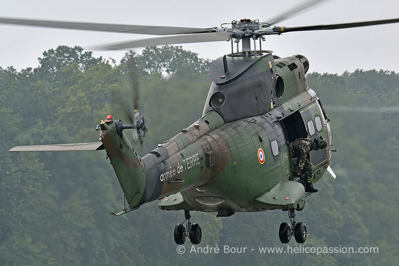 French Army SA330 Puma helicopter