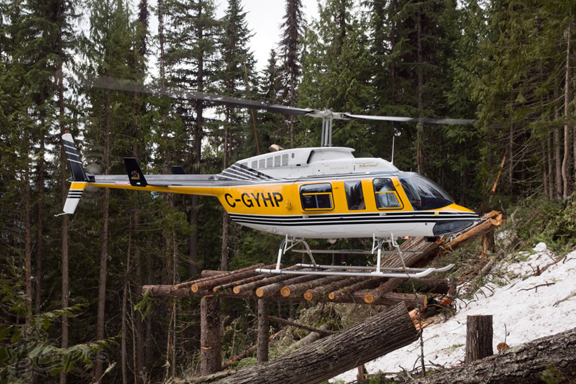 Canadian Bell 206 LongRanger helicopter