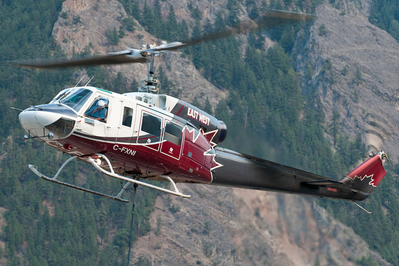 Canadian Bell 214 helicopter