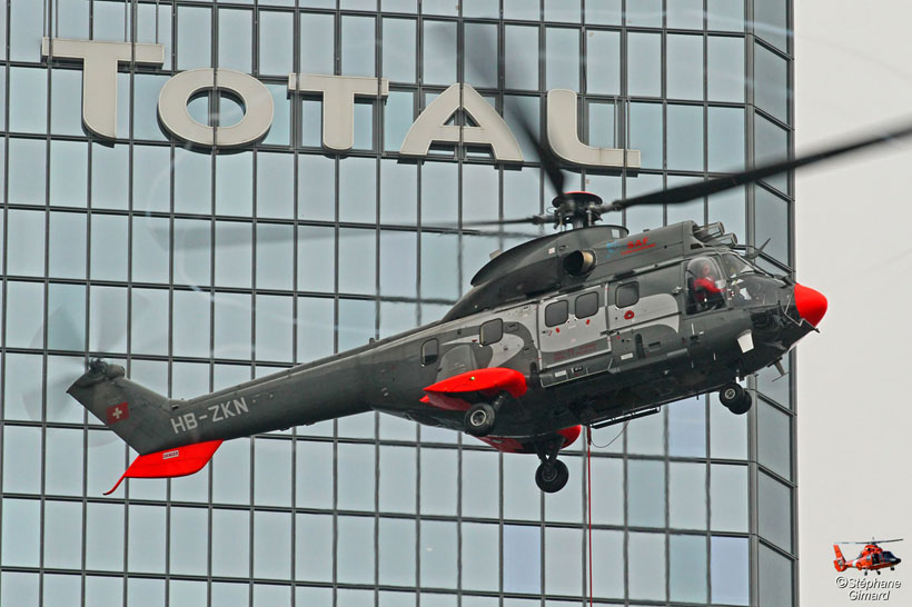 Swiss Eagle AS332 SuperPuma HB-ZKN helicopter