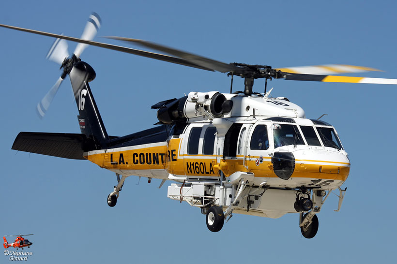 County of Los Angeles Fire Department S70 Firehawk helicopter