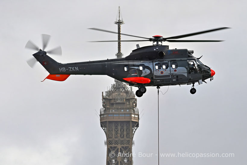 SAF HELICOPTERES AS332 C1 SuperPuma HB-ZKN helicopter