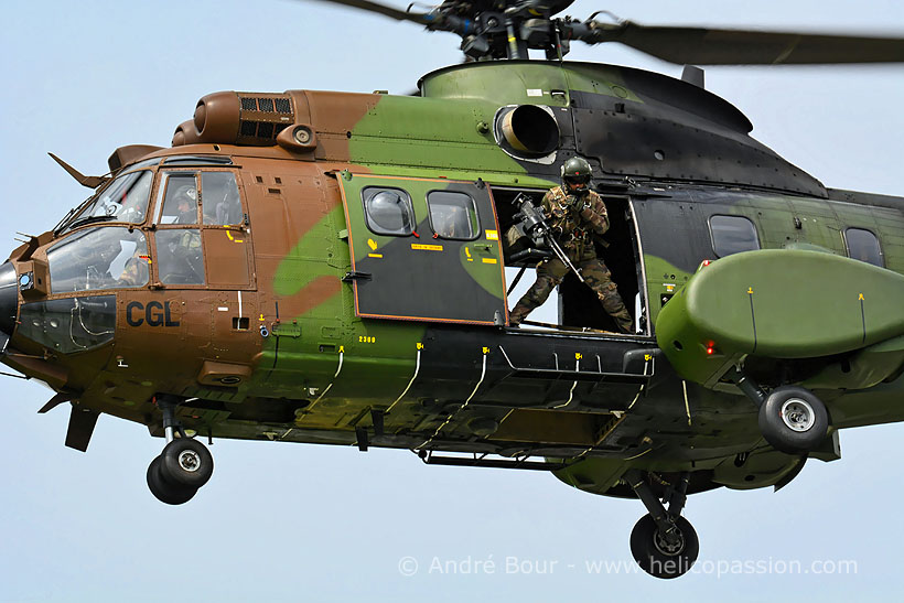 French Army AS532 Cougar helicopter