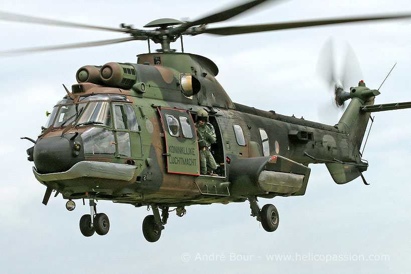 Netherlands AS532 Cougar helicopter