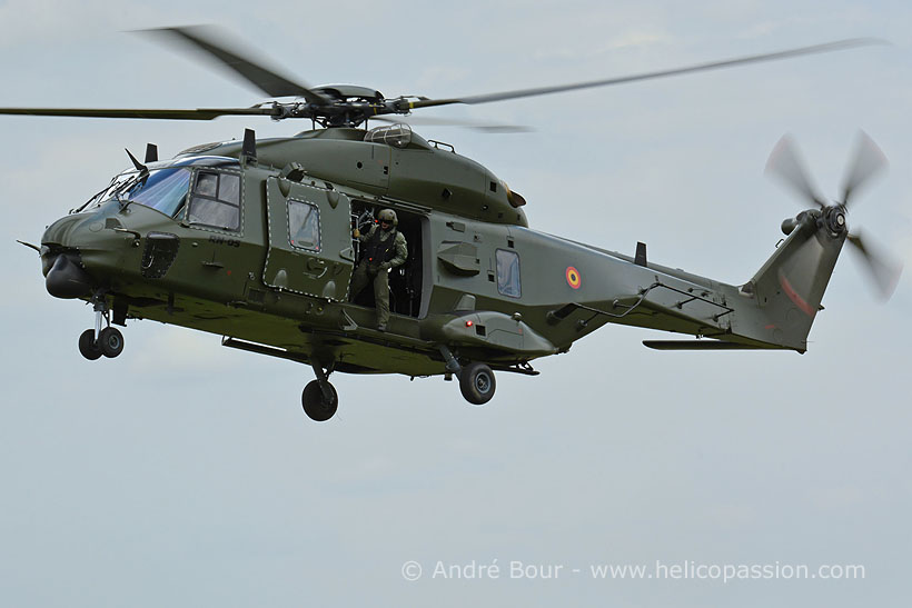 Belgian army NH90 helicopter