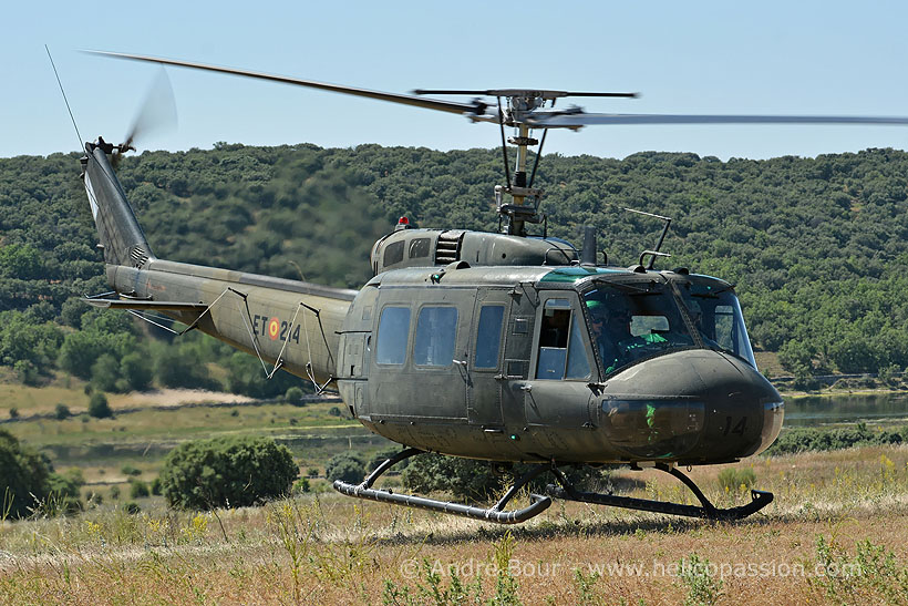 Spanish FAMET UH1H Huey helicopter