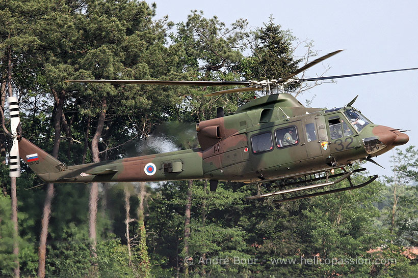 Slovenian Army Bell 412 helicopter