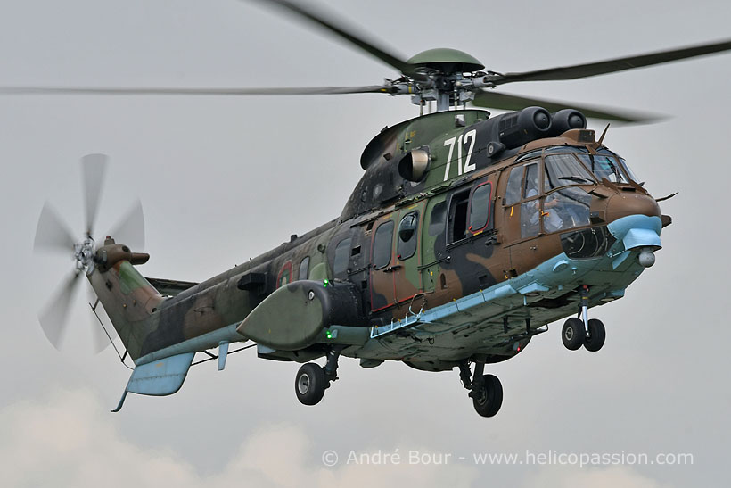 AS532 AS532 Cougar helicopter of the Bulgarian Army