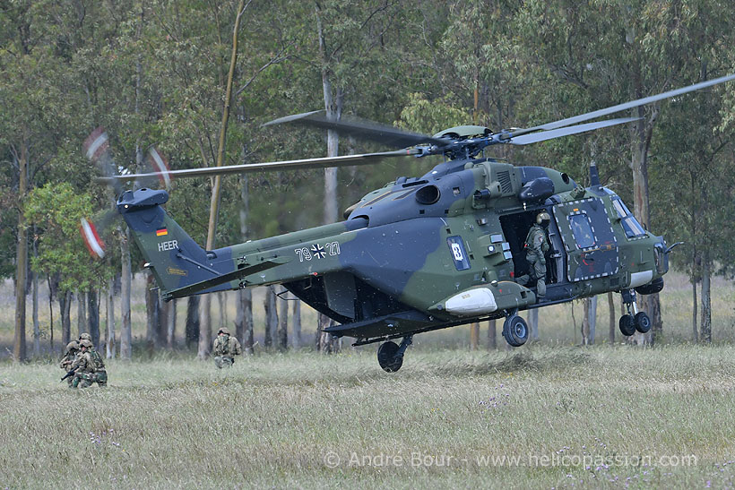 German Army NH90 helicopter