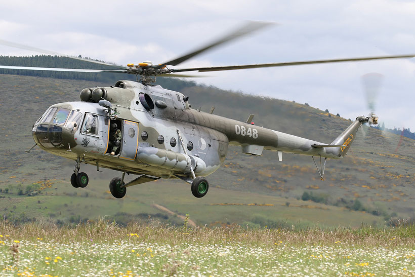 Czech Army MI17 helicopter