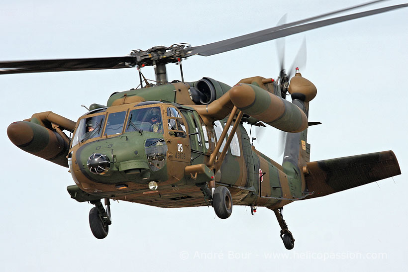 Japanese Army UH60J Blackhawk helicopter