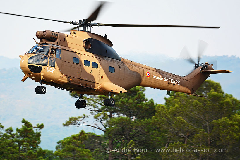 French Army SA330 Puma helicopter