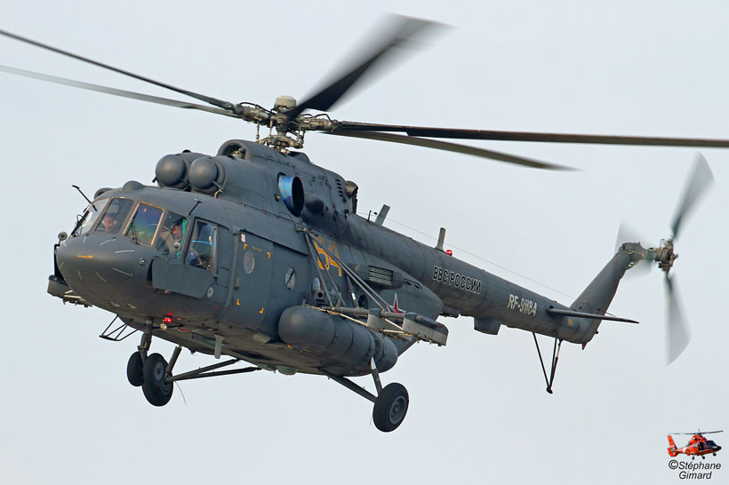 Russian Army MI17 helicopter