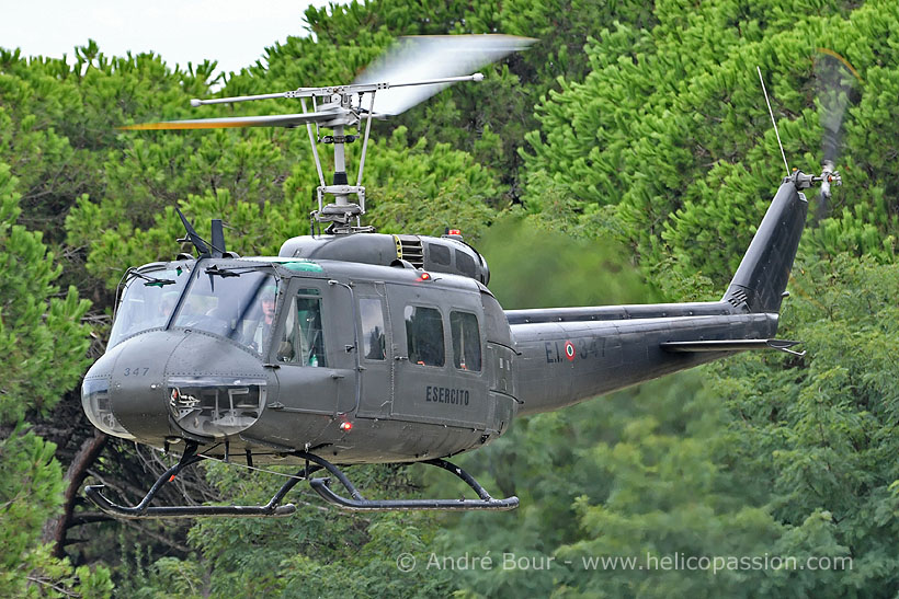 Italian Army AB205 helicopter