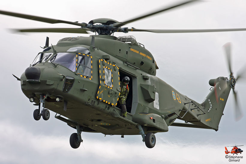 Swedish Army HKP14 NH90 helicopter